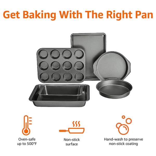 6-Piece Nonstick Baking Set - Image 2