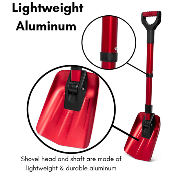 34” Folding Emergency Snow Shovel - Image 2