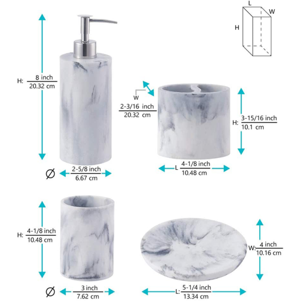 Bathroom Accessory Set - Image 2