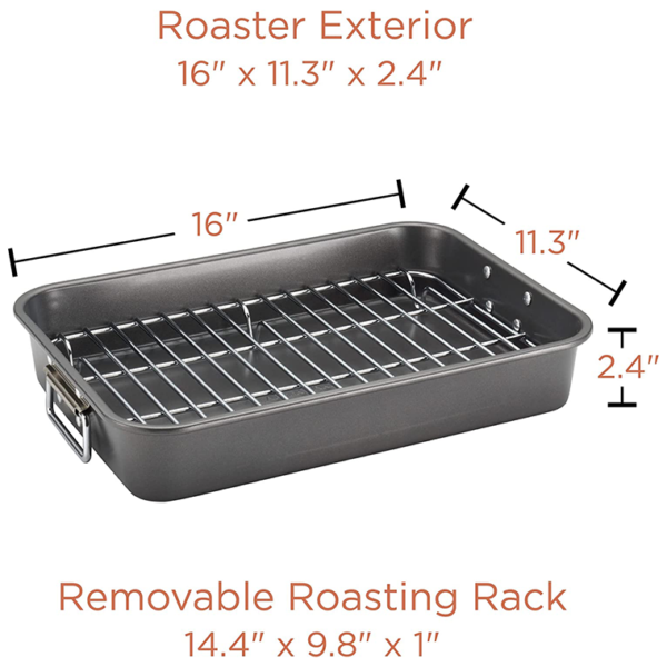 Nonstick Steel Roaster - Image 2