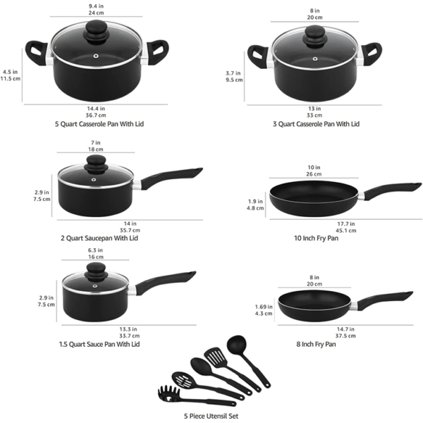 Non-Stick Cookware Set - Image 3