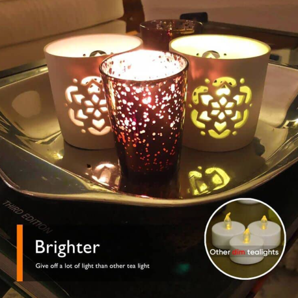 Flameless Tea Lights Candles - Image 4