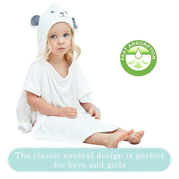 Bamboo Hooded Baby Towel - Image 3