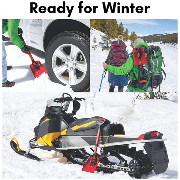 34” Folding Emergency Snow Shovel - Image 4